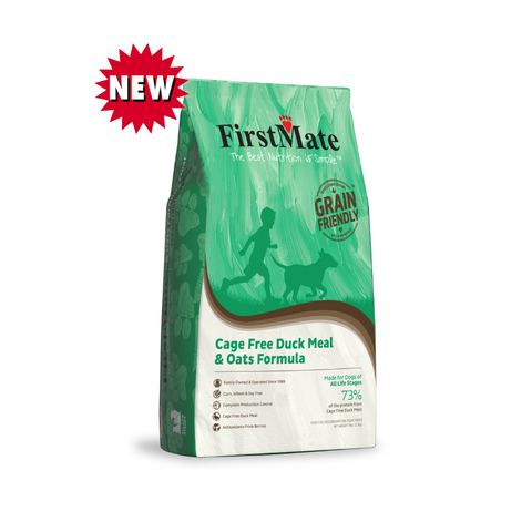 (NEW) FirstMate Cage Free Duck & Oats for Dogs