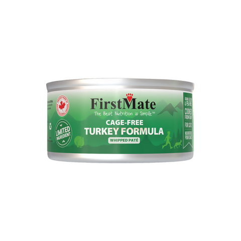 FirstMate Cage-Free Turkey Formula, 156g x 24 cans