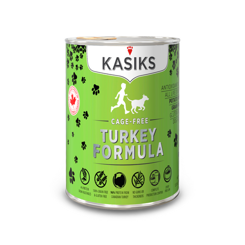 KASIKS Cage-Free Turkey Formula, 345g x 12 cans
