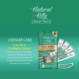 (NEW) Natural Kitty Creamy Treats, Functional Cat Treats, Urinary Care - Tuna Puree