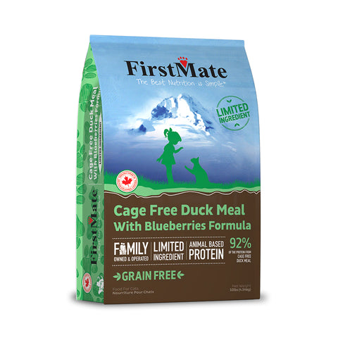 FirstMate Cage Free Duck with Blueberries for Cats