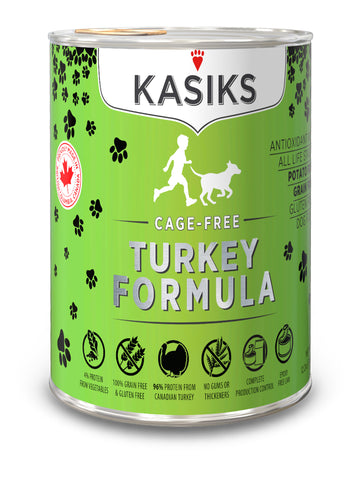 KASIKS Cage-Free Turkey Formula, 345g x 12 cans