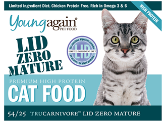 (Expiry: 24th October 2026) Young Again, LID Zero Mature Premium High Protein Cat Food