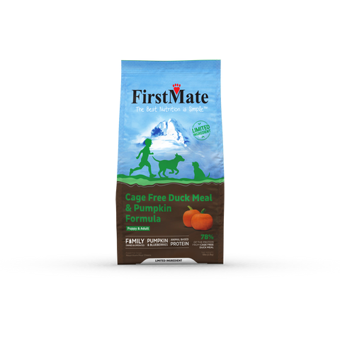 FirstMate Cage-Free Duck with Pumpkin for Dogs