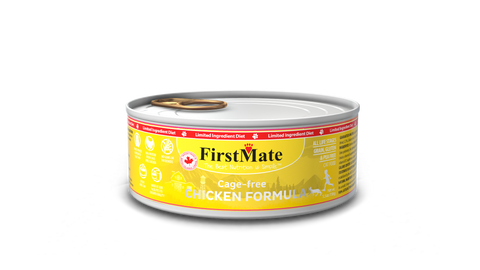 FirstMate Cage-Free Chicken Formula, 156g x 24 cans