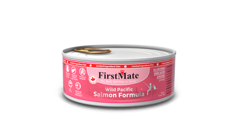FirstMate Wild Salmon Formula, 156g x 24 cans