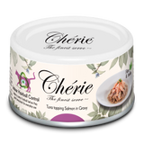 Chérie, Tuna Topping Salmon in Gravy (Hairball Control Series) - 24 cans/ctn
