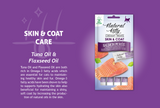 (NEW) Natural Kitty Creamy Treats, Functional Cat Treats, Skin & Coat - Salmon Puree