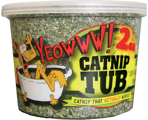 Yeowww! Organic Catnip in a Tub for Cats (2-OZ)