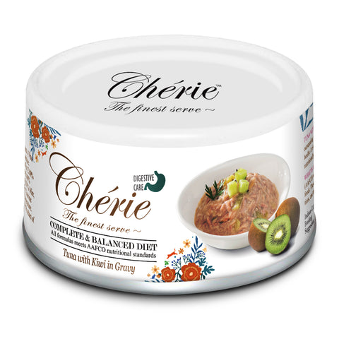 Chérie, Tuna with Kiwi in Gravy - DIGESTIVE CARE (Complete & Balanced Series) - 24 cans/ctn