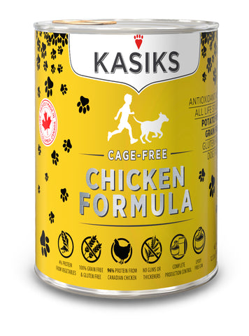 KASIKS Cage-Free Chicken Formula, 345g x 12 cans