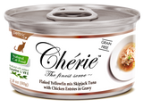 Chérie, Flaked Yellowfin mix Skipjack Tuna with Chicken Entrées in Gravy (Signature Gravy Series) - 24 cans/ctn