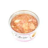 Chérie, Flaked Yellowfin mix Skipjack Tuna with Wild Salmon Entrées in Gravy (Signature Gravy Series) - 24 cans/ctn