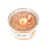 Chérie, Flaked Yellowfin mix Skipjack Tuna with Shrimp Entrées in Gravy (Signature Gravy Series) - 24 cans/ctn