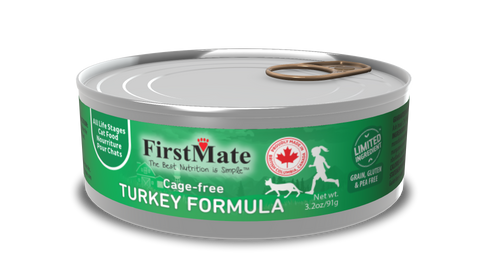 FirstMate Cage-Free Turkey Formula, 91g x 24 cans